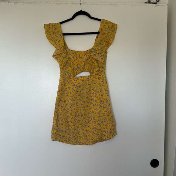 MIAMI SUNSET DRESS YELLOW - Picture 2 of 8